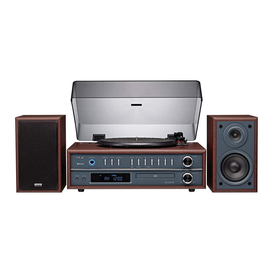 Teac LP-P1000 Owner's Manual