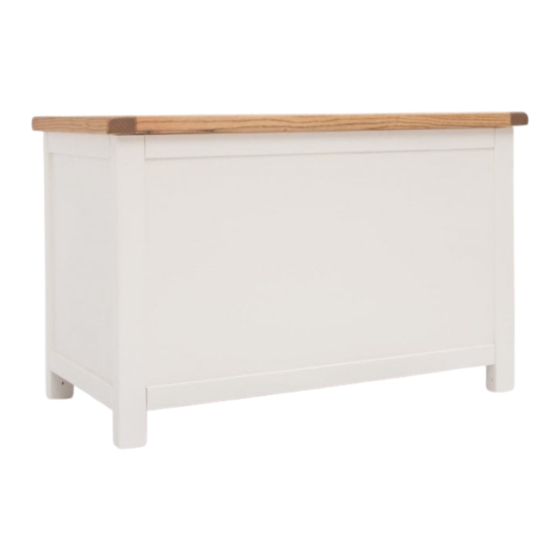 BIG FURNITURE WAREHOUSE Blanket Box 108 Quick Start Manual
