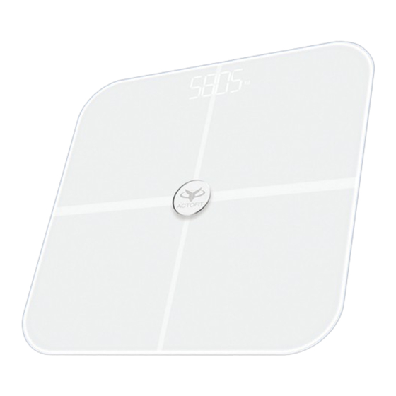 ACTOFIT SMARTSCALE Manuals