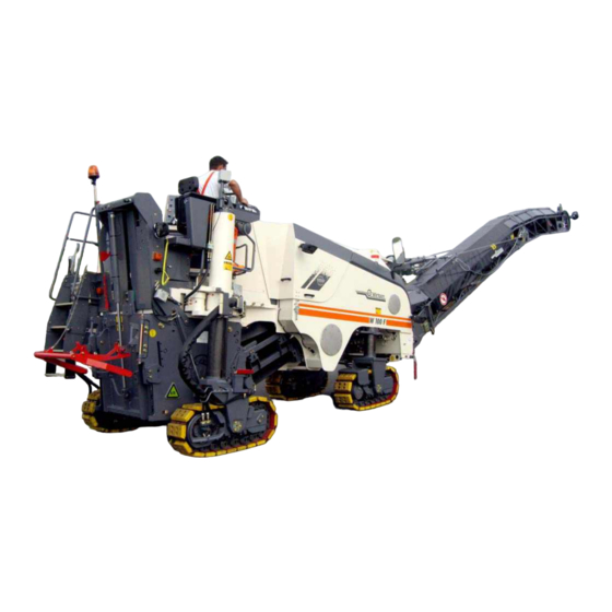 WIRTGEN W 100 F Manuals
