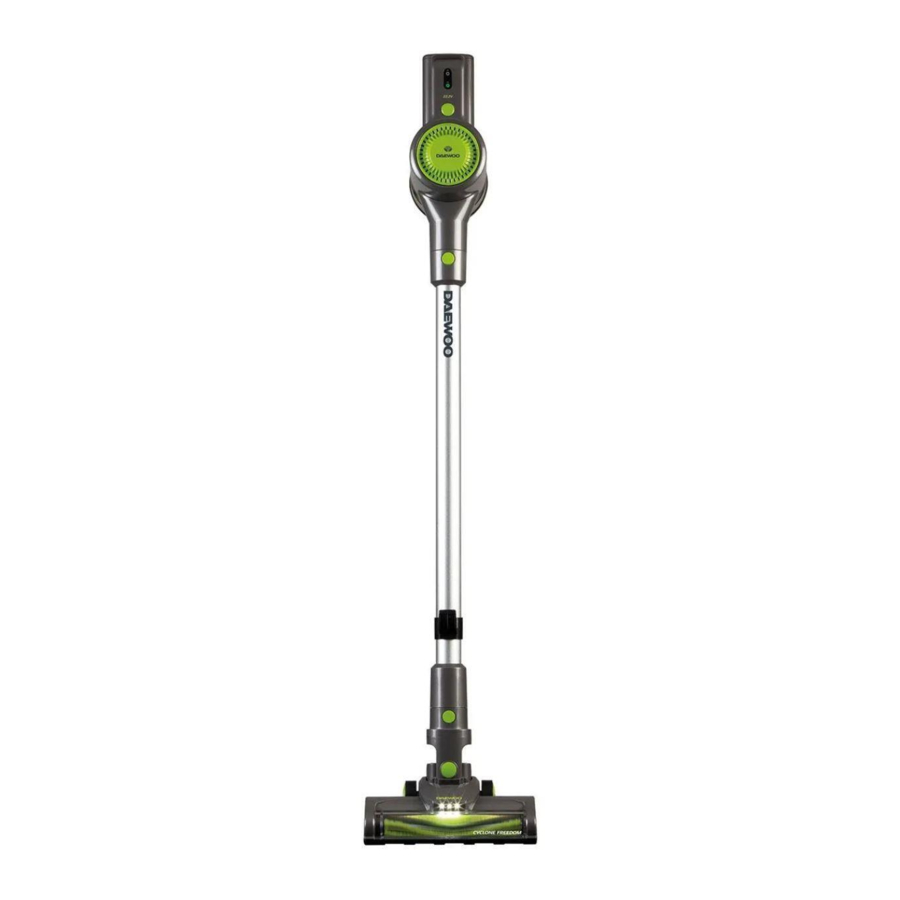 Daewoo FLR00010 - Cyclone Freedom 22.2V Cordless Vacuum Manual