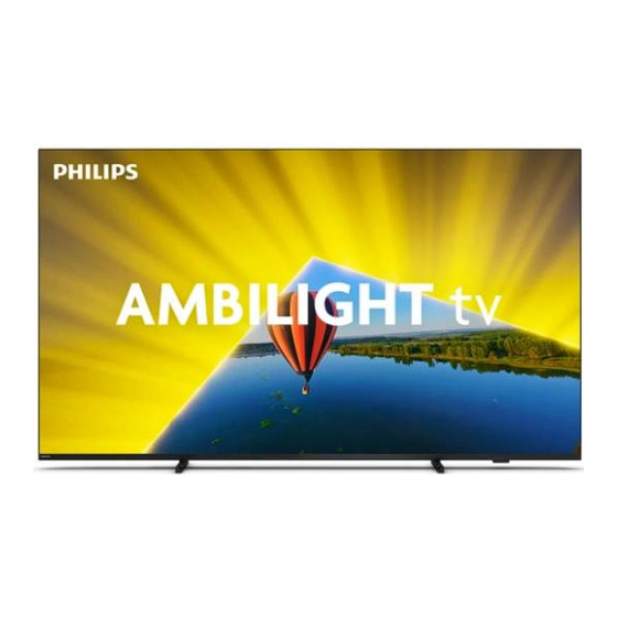 Philips 55PUS8079/12 Quick Start Manual