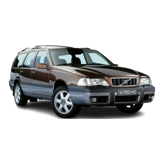 Volvo V70XC Cross country 1998 Owner's Manual