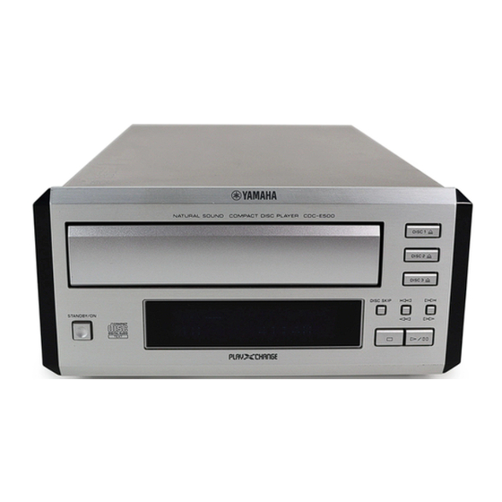 Yamaha CDC-E500 Service Manual