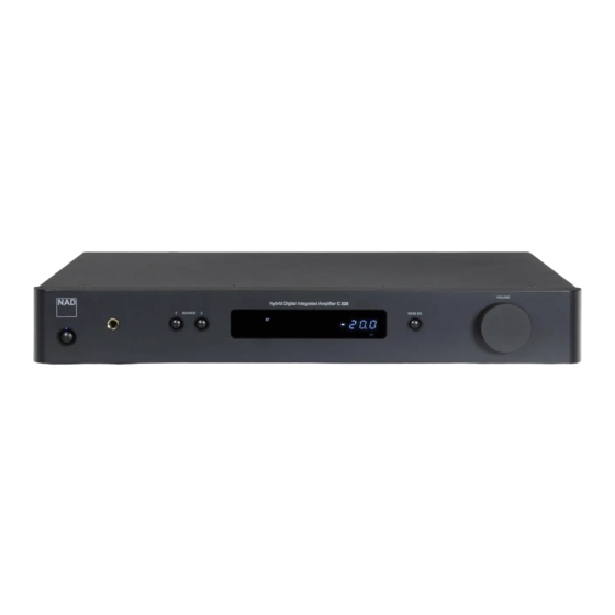 NAD C328 Quick Setup Manual