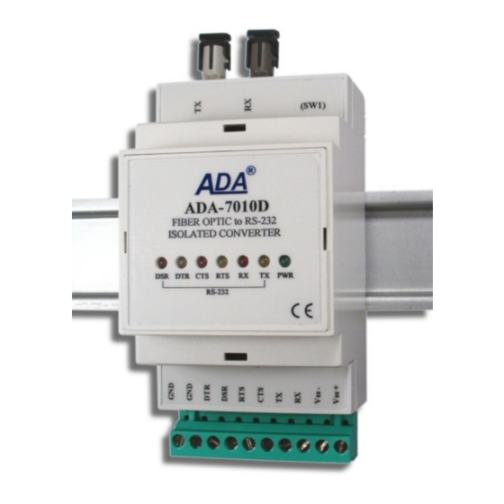 CEL-MAR ADA-7010D User Manual