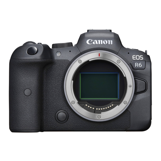 Canon EOS R6 Manuals