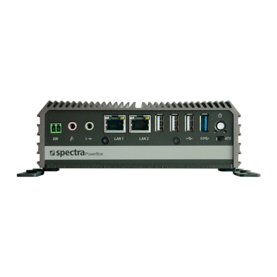 Spectra POWERBOX 100-J19 RTE Instructions Manual