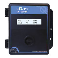 CET cGas Detector Operation Manual