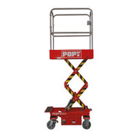 POP UP ELEVATING WORK PLATFORM Operator's Safety And Maintenance Handbook