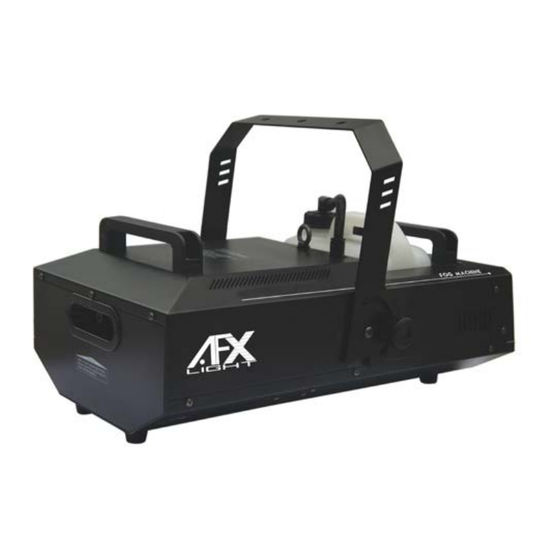 afx light FOG3000T Instruction Manual