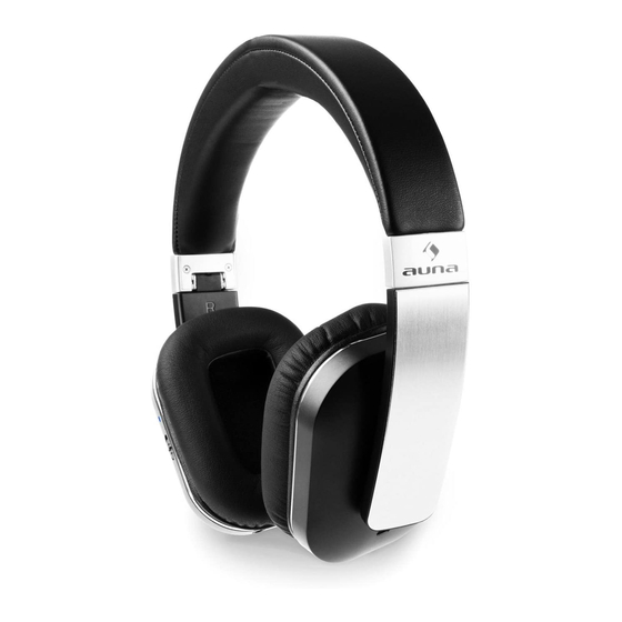 auna Elegance ANC Over-Ear Headphones Manuals