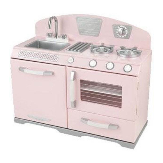 KidKraft Pink Retro Kitchen Assembly Instructions Manual