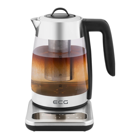 ECG INFUSO RK 1891 Kettle Tea Strainer Manuals
