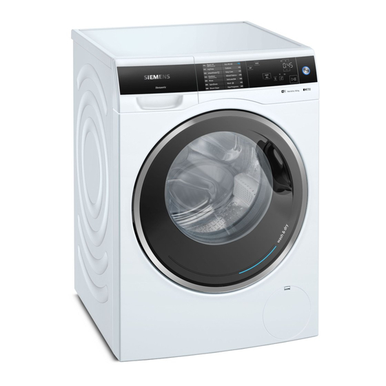 Siemens WD4HU541GB User Manual And Installation Instructions