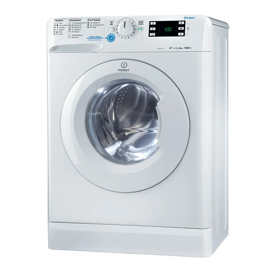 Indesit XWSE 61052 Instructions For Use Manual