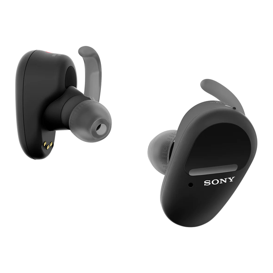Sony WF-SP800N Service Manual