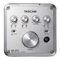 Tascam US-322 Owner's Manual