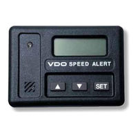 Vdo Speed alert Installation Instructions Manual