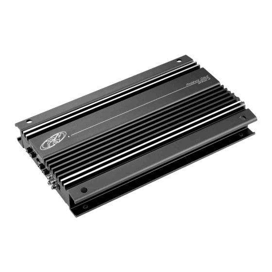 Phoenix Gold QZ900.1d Manual