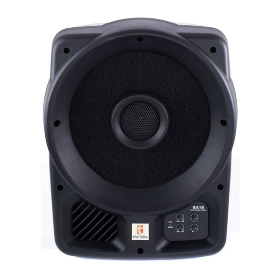 thomann the box RA10 User Manual