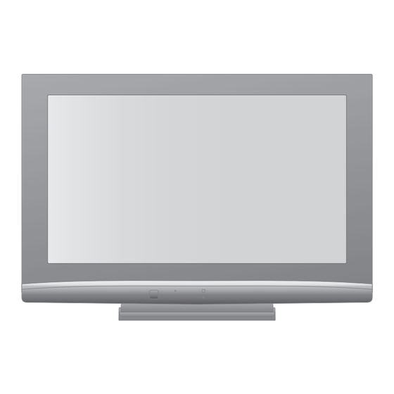 Panasonic Viera TX-32LXD8A Operating Instructions Manual