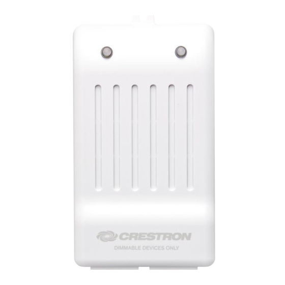 Crestron Prodigy P-LSWEX Quick Start Manual
