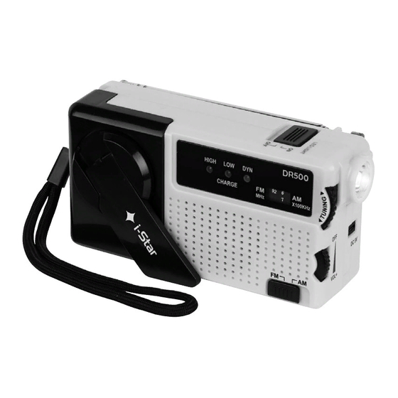 i-Star DR500 Emergency Windup Radio Manuals