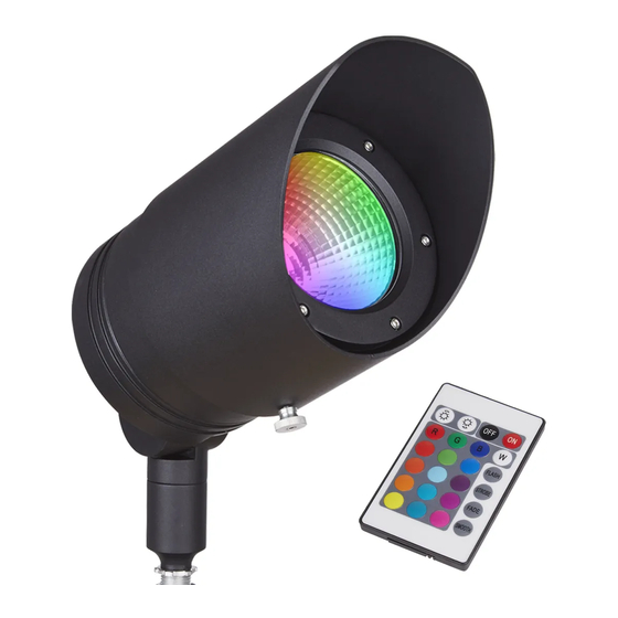 AMP Lighting AMP RGBW Max PinnaclePro LED Spotlight Installation & Maintenance Manual