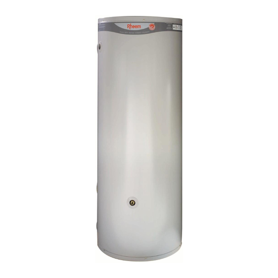 Rheem 610340 Owner's Manual And Installation Instructions