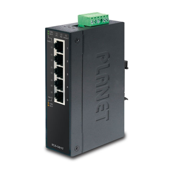 Planet IGS-501T User Manual