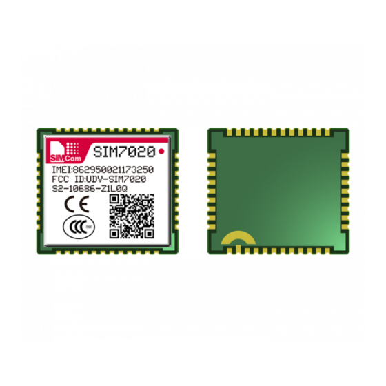 SimCom SIM7020C User Manual