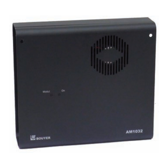 Bouyer AM 1032 I Manual
