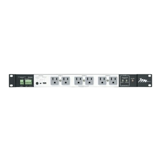 Middle Atlantic Products SEQUENCED MULTI-MOUNT PDS-1615R Instruction Sheet