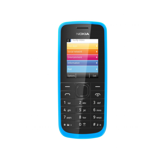 Nokia 109 Manual