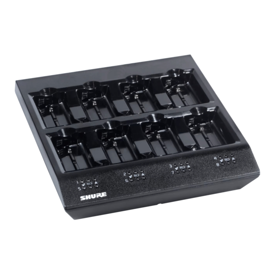 Shure SBC800 Quick Start Manual