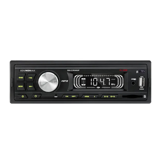 SoundMax SM-CCR3052F Instruction Manual