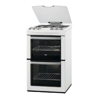 Zanussi ZCG55WGW User Manual