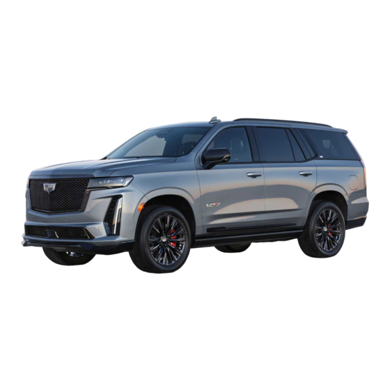 Cadillac ESCALADE 2023 Use & Care Manual