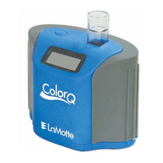 LaMotte ColorQ Quick Start Manual