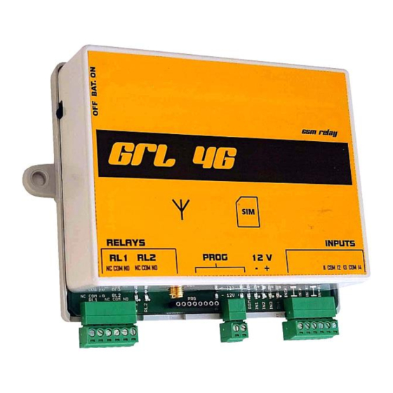 Alphatech GRL 4G LTE GSM Relay Manuals