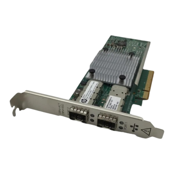 HP PCIe 2-Port 10GbE Installation Manual