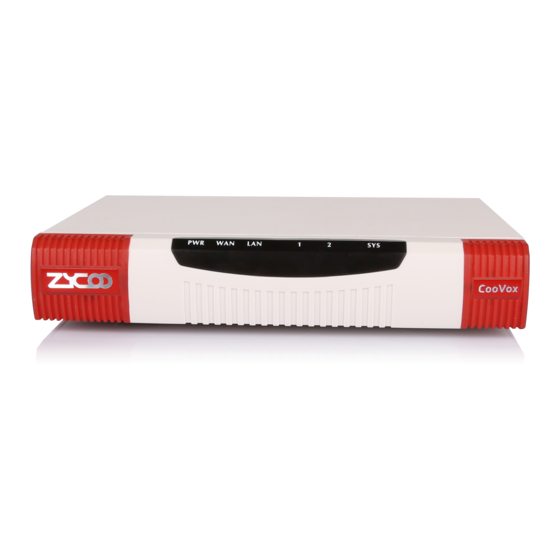 Zycoo CooVox-U20 Quick Installation Manual