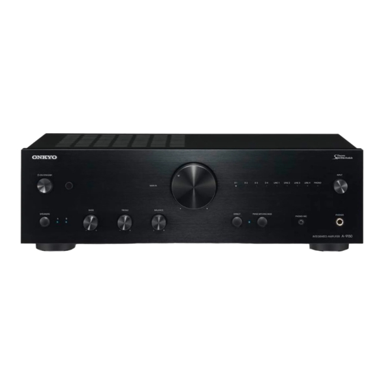 Onkyo A-9150 Instruction Manual