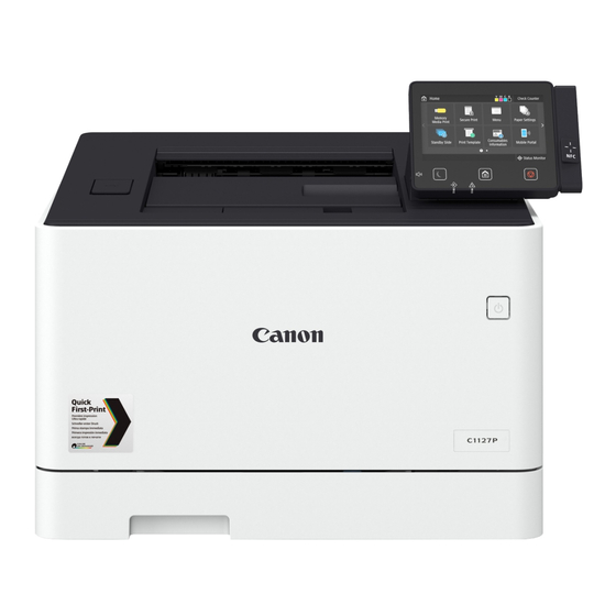 Canon C1127P Manuals