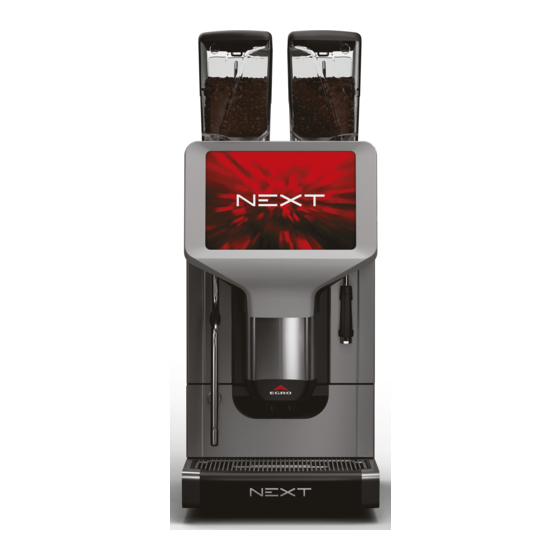 Egro NEXT Pure Coffee Technical Manual