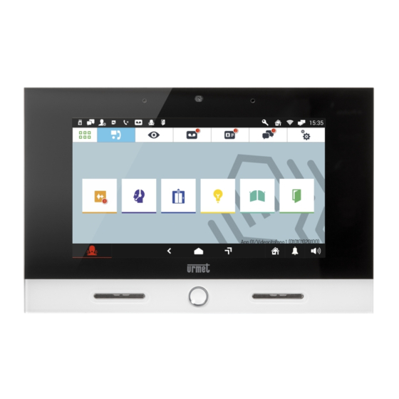 urmet domus IPerCom VOG 7 1761 Series Instructions For Use Manual