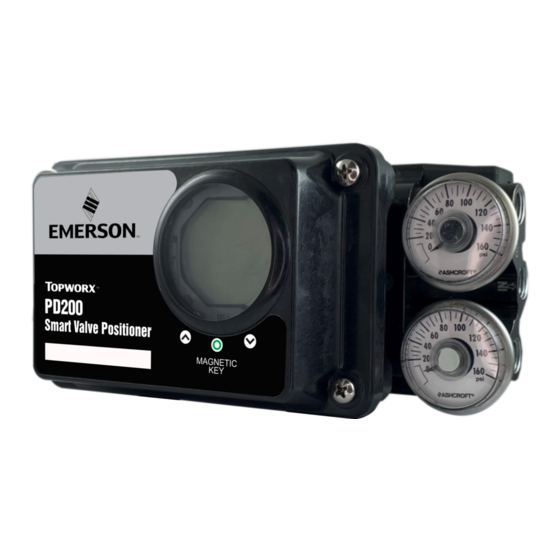 Emerson TopWorx PD200 Installation, Operation & Maintenance Manual