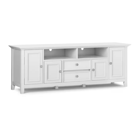 SIMPLIHOME WyndenHall Brooklyn + Max AXCAMH72-WH Manual