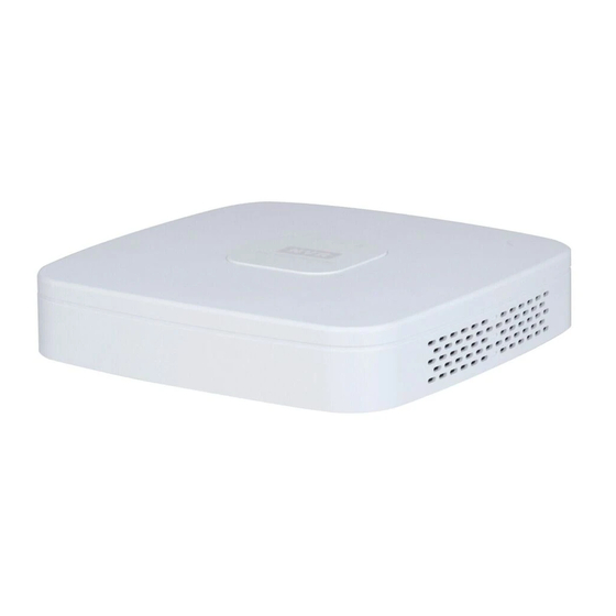 Dahua NVR2104-I2 User Manual